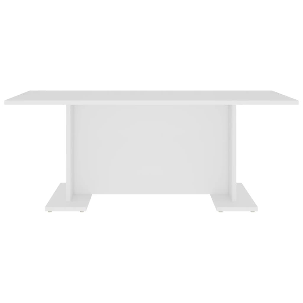 Coffee Table White 103.5x60x40 cm Engineered Wood