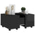 Coffee Table High Gloss Black 60x60x38 cm Engineered Wood