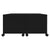 Coffee Table Black 75x75x38 cm Engineered Wood