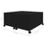 Coffee Table Black 75x75x38 cm Engineered Wood