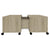 Coffee Table Sonoma Oak 75x75x38 cm Engineered Wood