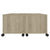 Coffee Table Sonoma Oak 75x75x38 cm Engineered Wood