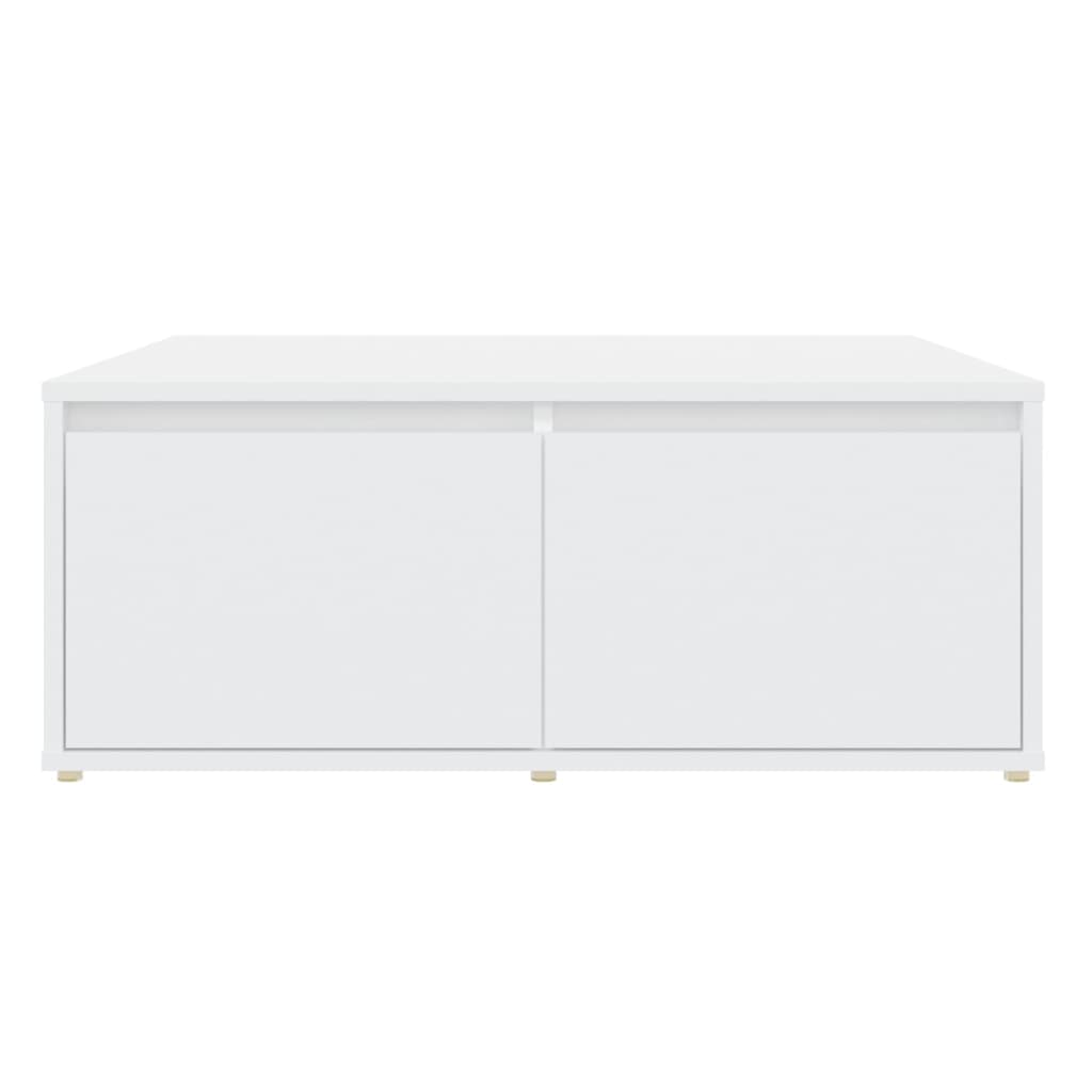 Coffee Table White 80x80x31 cm Engineered Wood