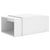 3 Piece Nesting Coffee Table Set White 60x60x38 cm Engineered Wood