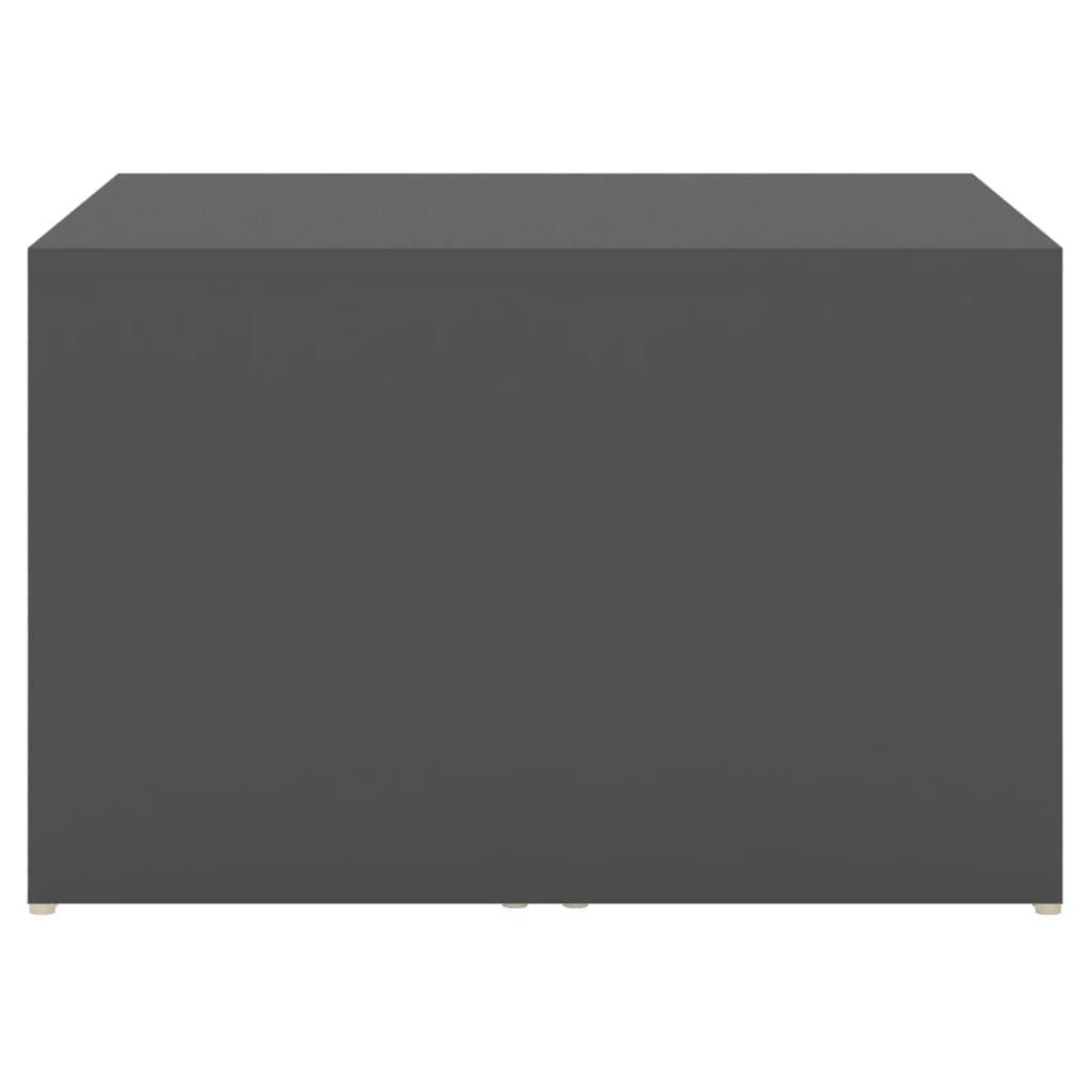 3 Piece Nesting Coffee Table Set Grey 60x60x38 cm Engineered Wood