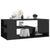 Coffee Table High Gloss Black 100x50x40 cm Engineered Wood