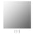 Wall Mirror with LED Lights Square Glass