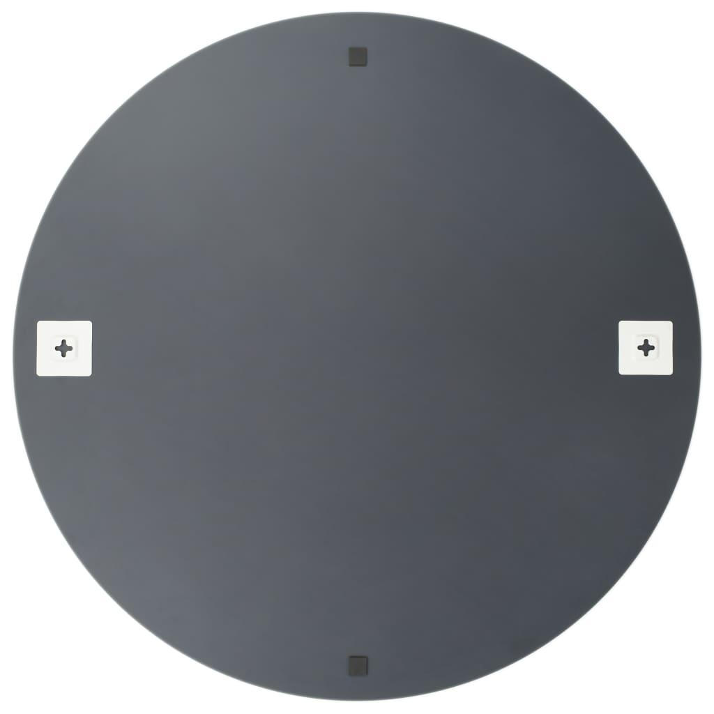 Wall Mirror with LED Lights Round Glass