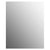 Wall Frameless Mirror with LED Lights Rectangular Glass