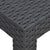 4 Piece Garden Lounge Set with Cushions PP Rattan Anthracite