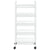 5-Tier Kitchen Trolley White 46x26x105 cm Iron