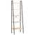 5-Tier Standing Shelf Light Brown and Black 56x35x174 cm