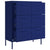 Drawer Cabinet Navy Blue 80x35x101.5 cm Steel