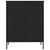 Drawer Cabinet Black 80x35x101.5 cm Steel