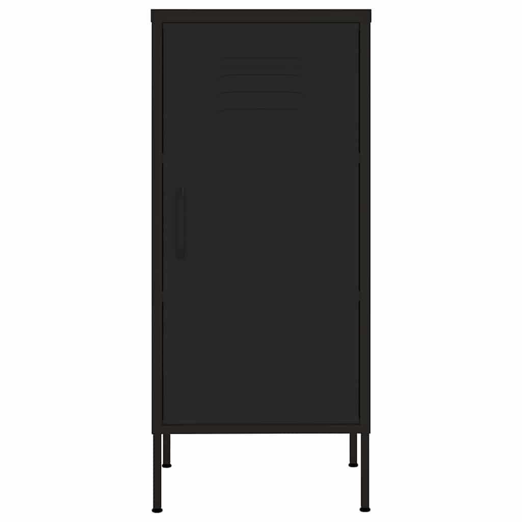 Storage Cabinet Black 42.5x35x101.5 cm Steel