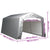 Storage Tent 300x600 cm Steel Grey
