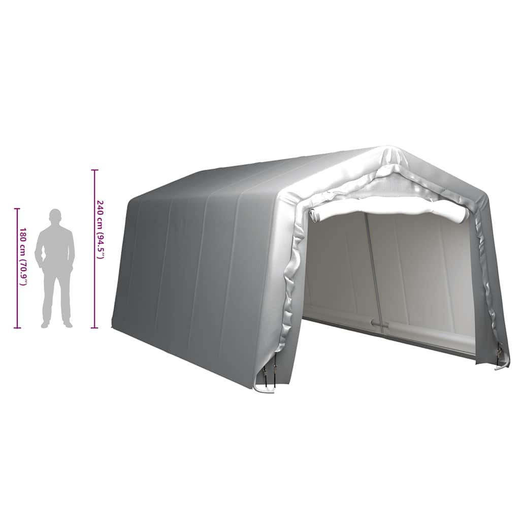 Storage Tent 300x600 cm Steel Grey