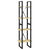 4-Tier Book Cabinet 40x30x140 cm Solid Pine Wood