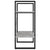 2-Tier Book Cabinet Concrete Grey 60x30x70 cm Engineered Wood