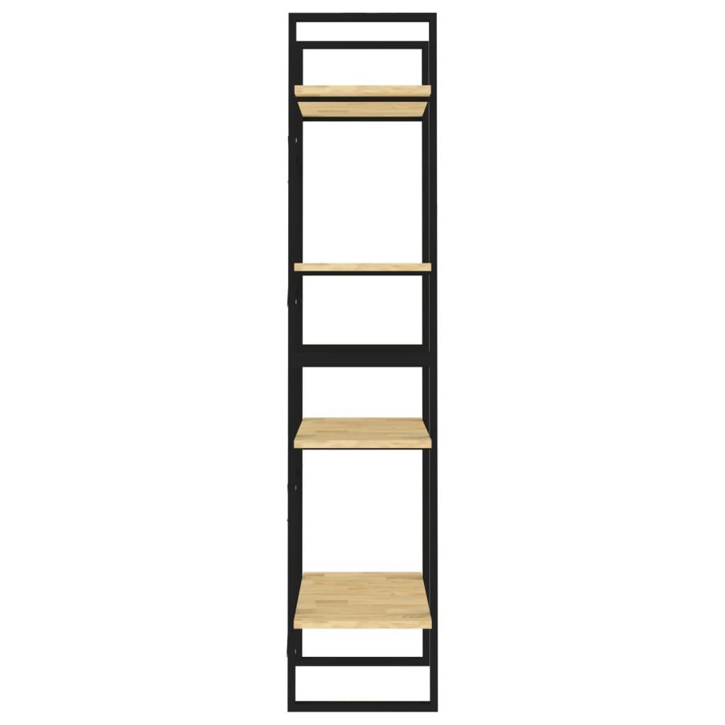 4-Tier Book Cabinet 60x30x140 cm Solid Pine Wood