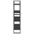 4-Tier Book Cabinet Grey 80x30x140 cm Engineered Wood