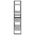4-Tier Book Cabinet Concrete Grey 80x30x140 cm Engineered Wood