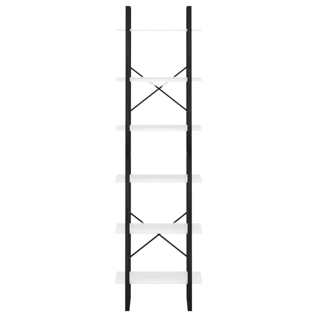 Storage Shelf White 60x30x210 cm Engineered Wood