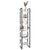 Storage Shelf White 60x30x210 cm Engineered Wood