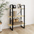 3-Tier Book Cabinet 80x30x105 cm Solid Pine Wood