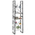 High Cabinet White 80x30x210 cm Engineered Wood