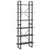 High Cabinet Grey 80x30x210 cm Solid Pine Wood