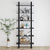 High Cabinet Grey 80x30x210 cm Solid Pine Wood