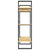3-Tier Book Cabinet 100x30x105 cm Solid Pine Wood