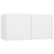 3 Piece TV Cabinet Set White Engineered Wood