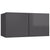 3 Piece TV Cabinet Set High Gloss Grey Engineered Wood