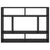 Wall Shelf Black 75x16x55 cm Engineered Wood