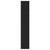 Wall Shelf Black 36x16x90 cm Engineered Wood