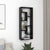 Wall Shelf Black 36x16x90 cm Engineered Wood