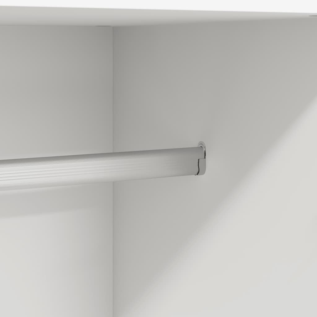 Wardrobe White 82.5x51.5x180 cm Engineered Wood