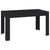 Dining Table Black 140x74.5x76 cm Engineered Wood