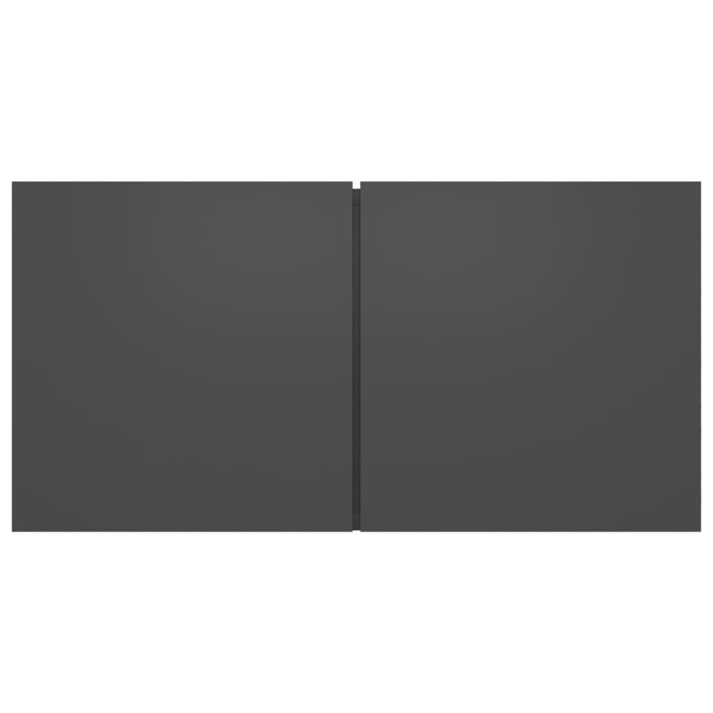 Hanging TV Cabinets 2 pcs Grey 60x30x30 cm