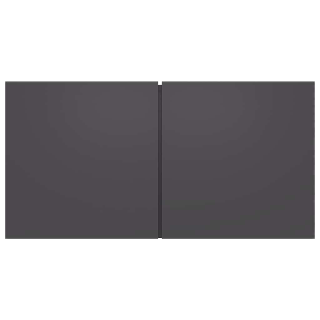 Hanging TV Cabinets 3 pcs Grey 60x30x30 cm