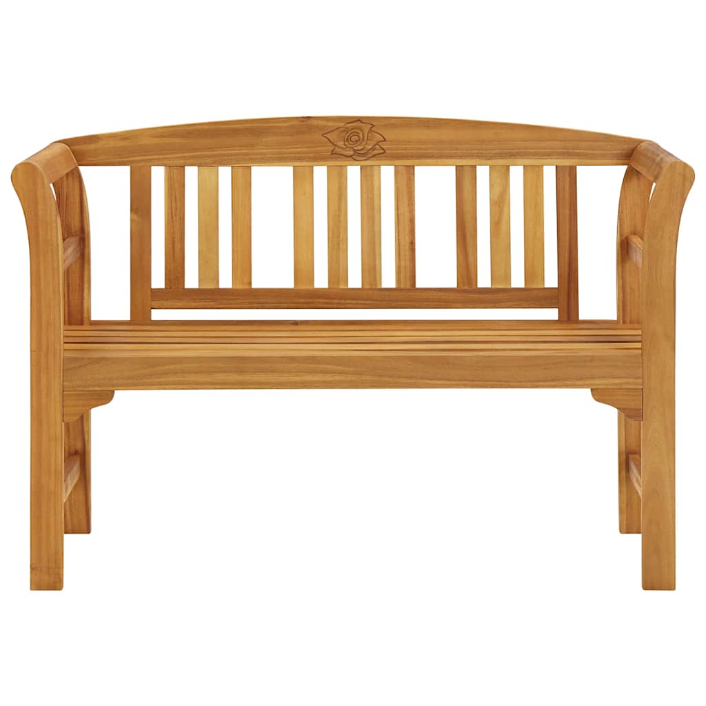 Rose Bench 1 -seater 114 x 46 x 82 cm Solid acacia wood Natural