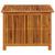 Garden Storage Box 75x75x58 cm Solid Wood Acacia