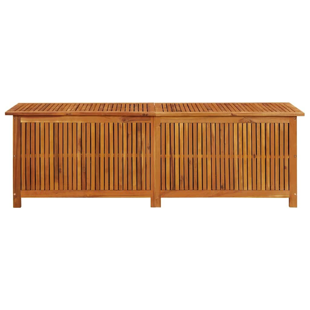 Garden Storage Box 175x50x58 cm Solid Wood Acacia
