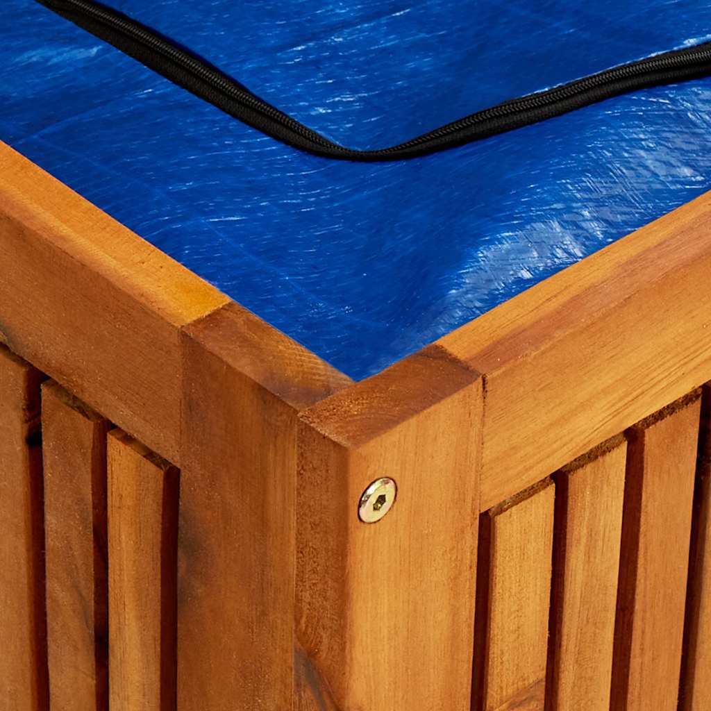 Garden Storage Box 150x80x75 cm Solid Wood Acacia