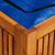Garden Storage Box 175x80x75 cm Solid Wood Acacia