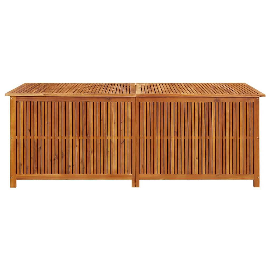 Garden Storage Box 200x80x75 cm Solid Wood Acacia