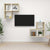 4 Piece TV Cabinet Set White and Sonoma Oak Engineered Wood