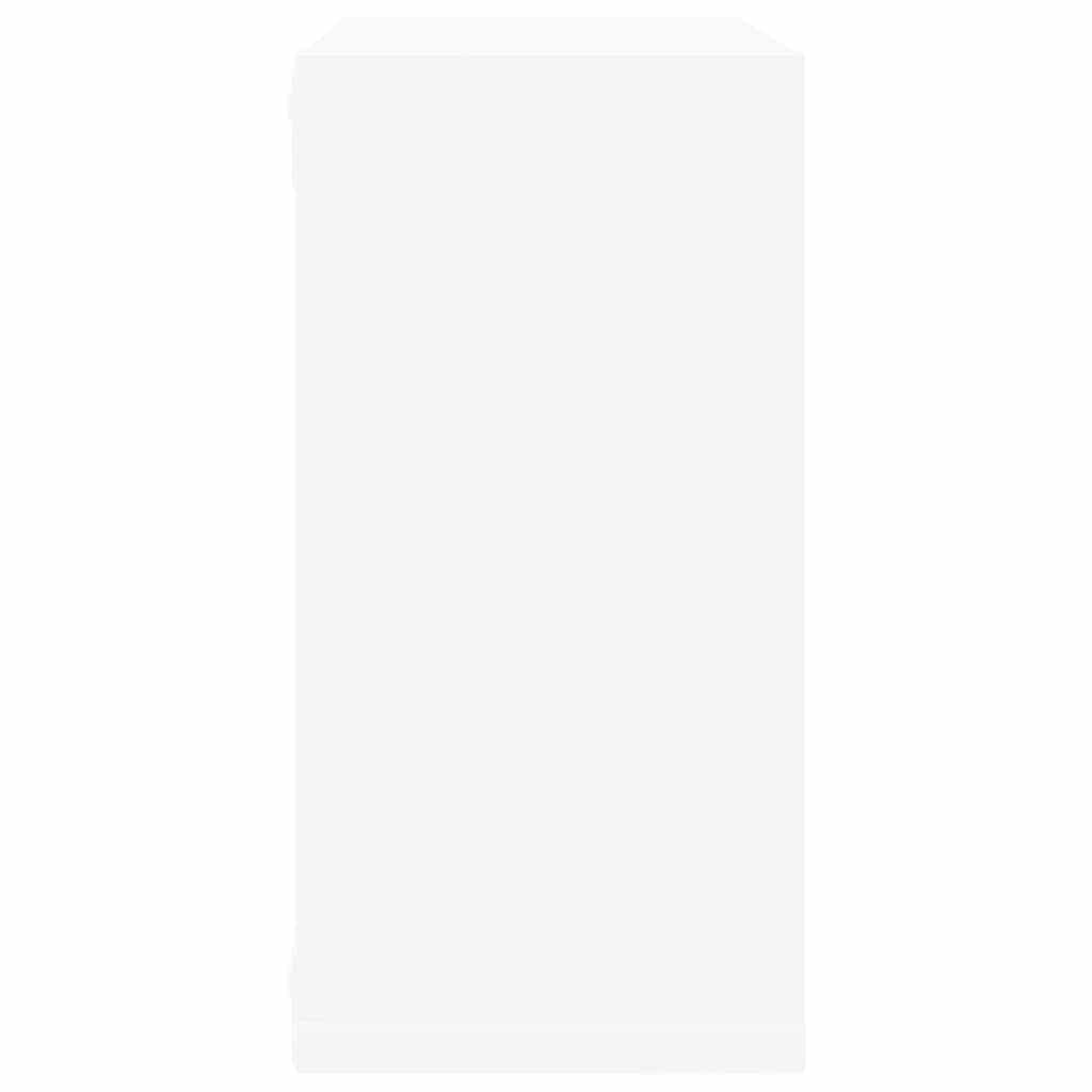 Wall Cube Shelves 6 pcs White 30x15x30 cm